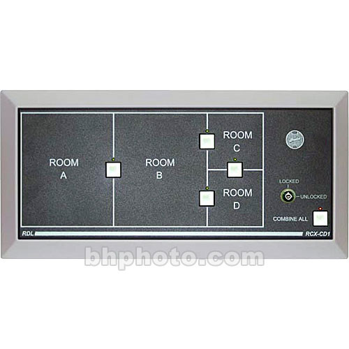 RDL RCX-CD1L Remote Control Panel