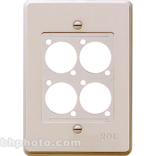 RDL RMS-4N Wall Mount Plate for AMS Series Products (White)