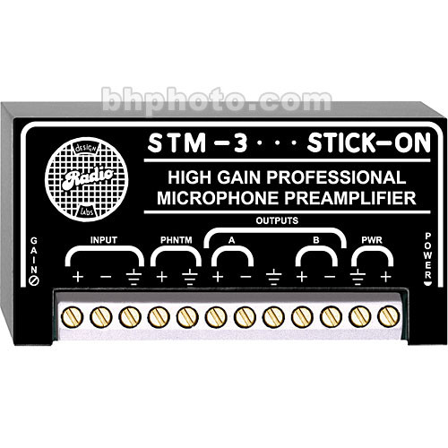 RDL STM-3 High-Gain Microphone Preamplifier