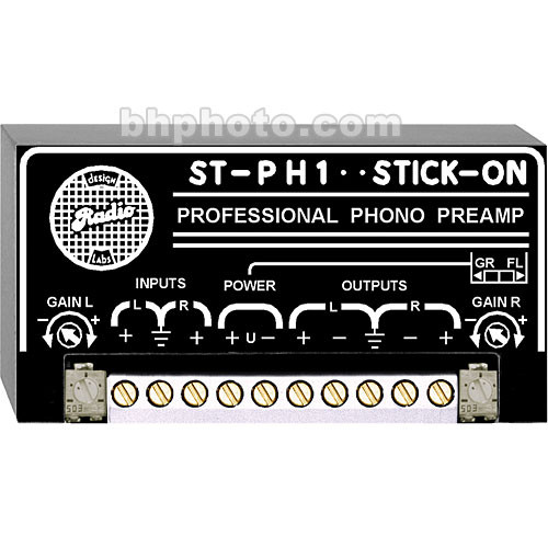 RDL ST-PH1 Stereo or Mono Phono (Turntable) Preamplifier