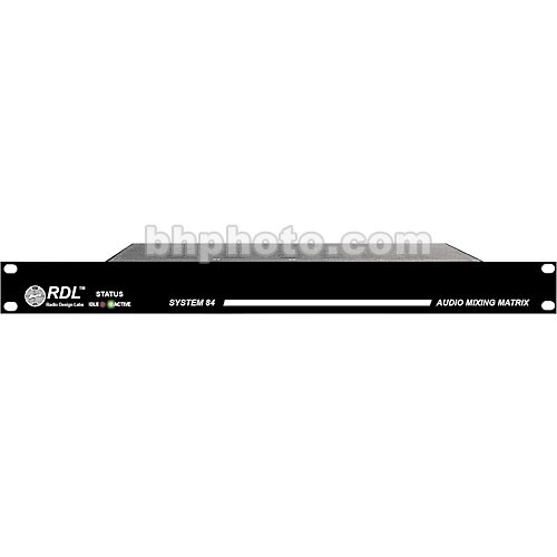 RDL System 84 Model A - Stereo 8x4 Audio Mixing Matrix
