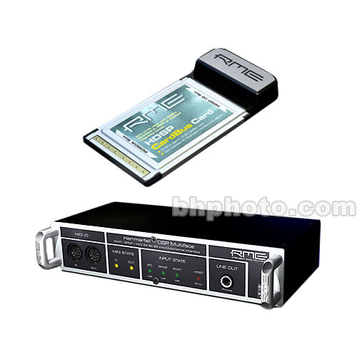 RME Multiface II and HDSP PCMCIA CardBus Bundle (for Laptop Computers)