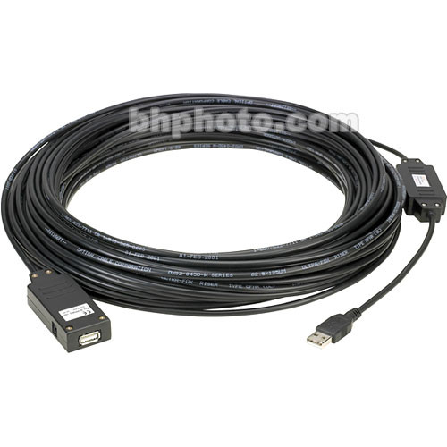 RTcom USA USB Over Fiber Optic, Self-Contained Extension System - 99' (30 m)