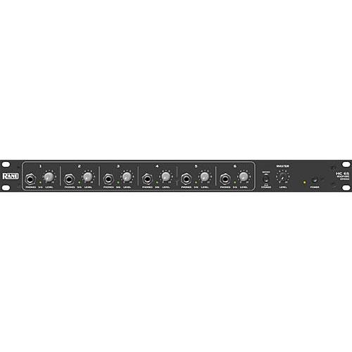 Rane HC 6S Rack-Mount 6-Channel Stereo Headphone Amplifier