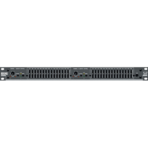 Rane Commercial ME-15S Dual Channel 15-Band MicroGraphic Equalizer