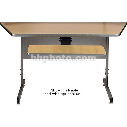 Raxxess Angled Center Desk-Large (Ebony)