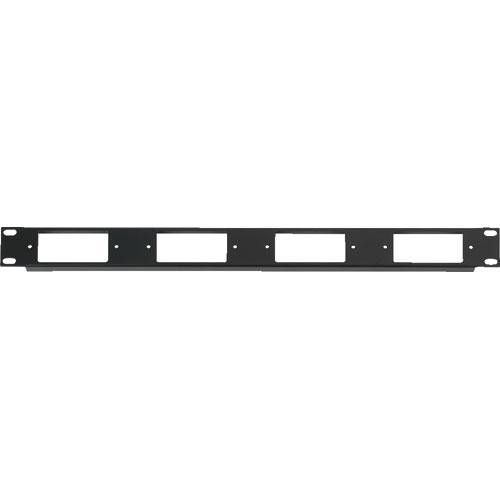 Raxxess 1U Four Decora Device Rack Panel