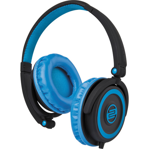 Reloop RHP-5 Closed-Back DJ Headphones with In-Line Microphone & Remote (Flash Black)