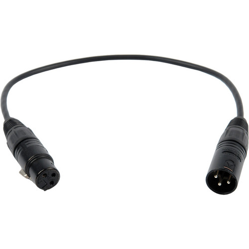 Remote Audio CAXJ12S XLR Male to XLR Female Straight Cable (12")