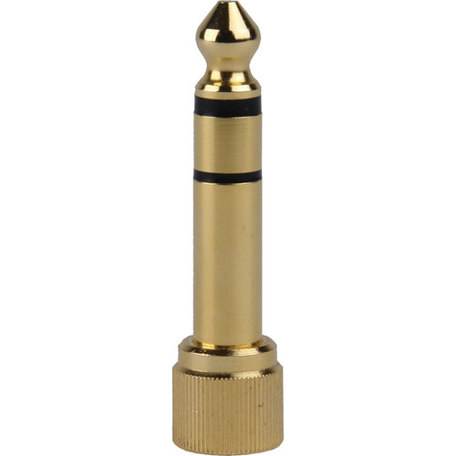 Remote Audio 1/8" Female to 1/4" Male TRS Screw-on Adapter