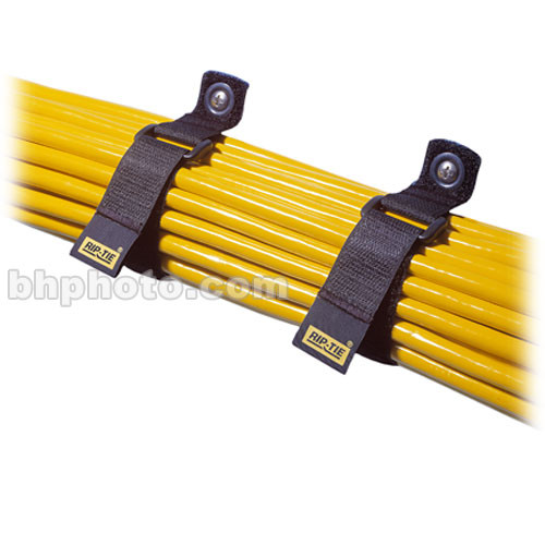 Rip-Tie CinchStrap-EG (1 x 10", 2-Pack, Black)