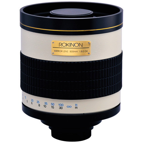 Rokinon 800mm f/8.0 Mirror T-Mount Lens (Tan)