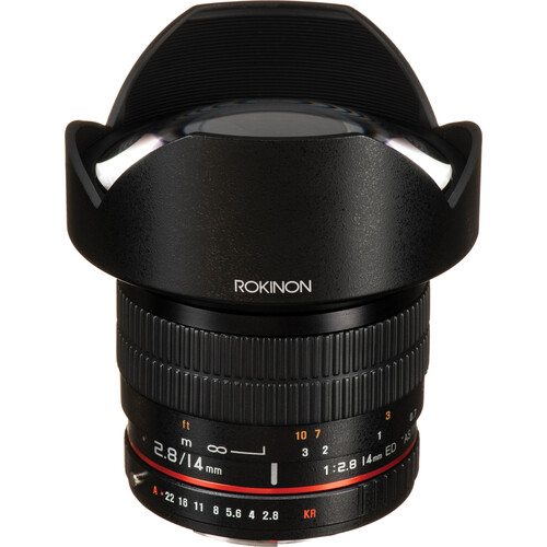 Rokinon 14mm f/2.8 IF ED UMC Lens For Pentax K FE14M-P B&H Photo