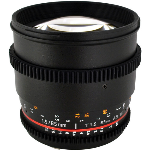 Rokinon 85mm T1.5 Cine Lens for Nikon F
