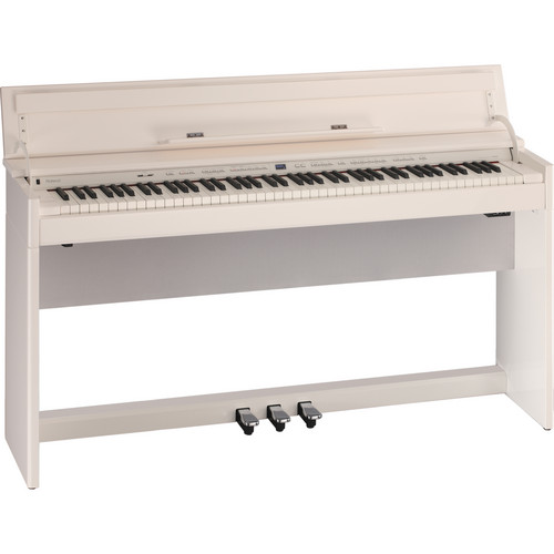 Roland DP90S 88-Key Digital Piano and Matching Bench (Polished White)