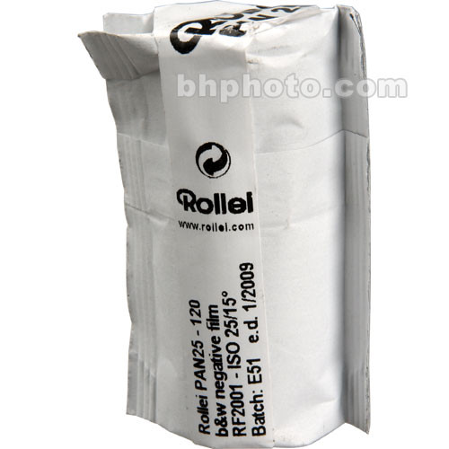 Rollei Pan 25 120mm Black and White Negative (Print) Film