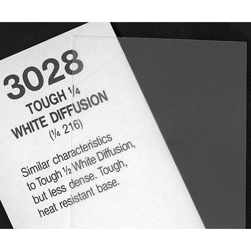 Rosco Fluorescent Lighting Sleeve/Tube Guard (#3028 Tough 1/4 White Diffusion, 2' Long)