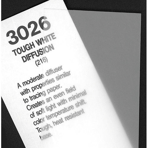 Rosco Fluorescent Lighting Sleeve/Tube Guard ( #3026 Tough White Diffusion, 3' Long)