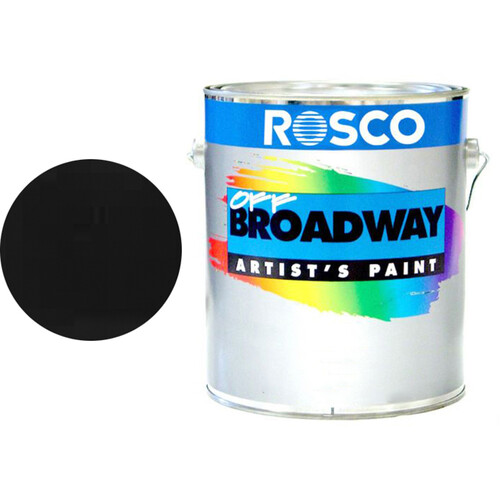 Rosco Off Broadway Paint - Black - 1 Gal.