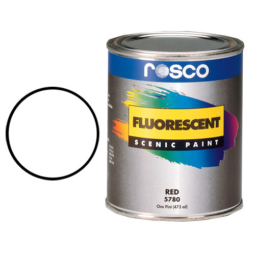 Rosco Fluorescent Paint (White, Matte, 1 Pint)