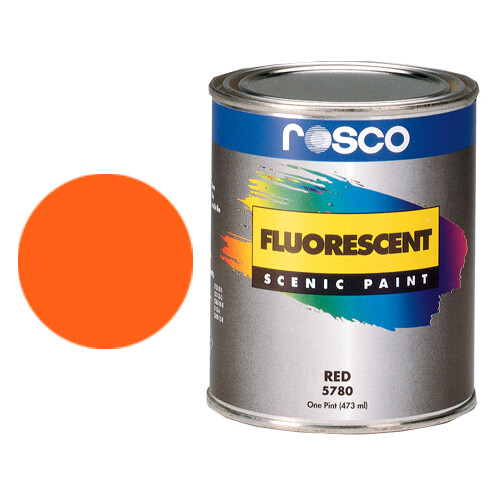 Rosco Fluorescent Paint (Orange, Matte, 1 Quart)