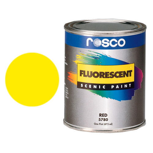 Rosco Fluorescent Paint (Yellow, Matte, 1 Gallon)