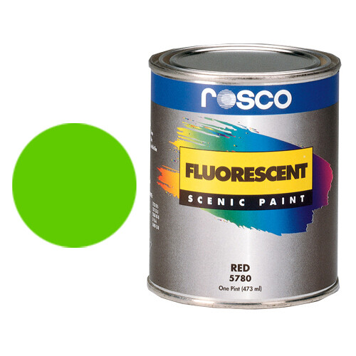 Rosco Fluorescent Paint (Green, Matte, 1 Pint)