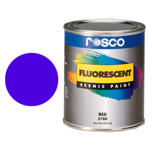 Rosco Fluorescent Paint (Blue, Matte, 1 Gallon)
