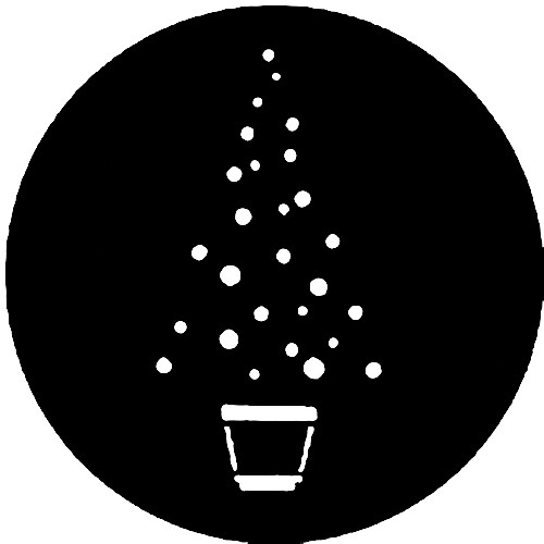 Rosco Steel Gobo #7363 - Christmas Tree A