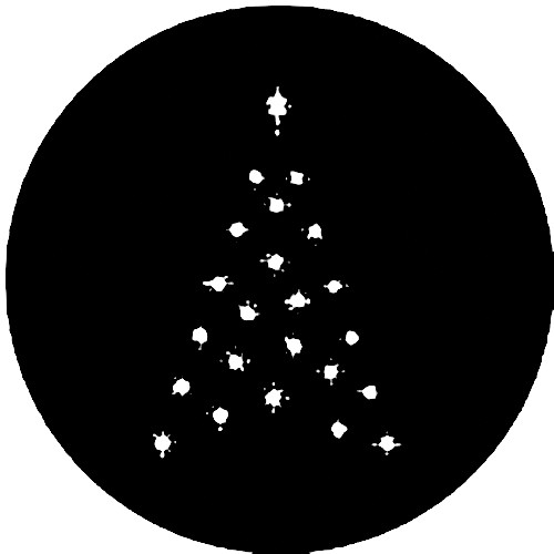 Rosco teel Gobo #7363 - Christmas Tree D