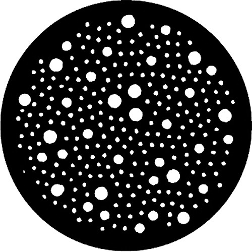 Rosco Steel Gobo #7053 - Dot Breakup (Medium) - Size E