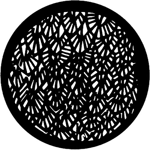 Rosco Steel Gobo #7102 - Abstract Leaves - Size M