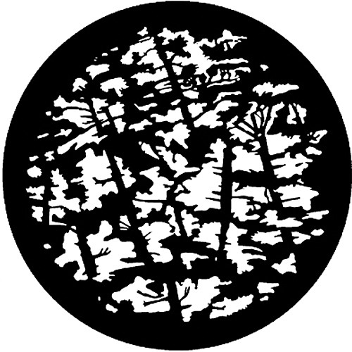 Rosco Steel Gobo #7107 - Pine Branches - Size E