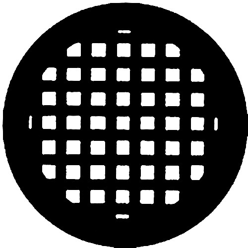 Rosco Steel Gobo #7204 - Basket Weave - Size E