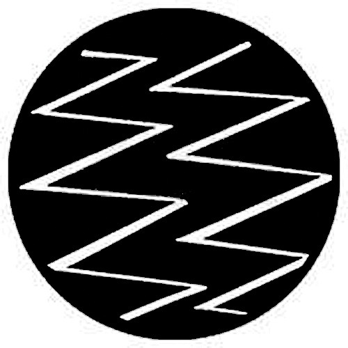 Rosco Steel Gobo #7289 - Zig Zagging - Size M