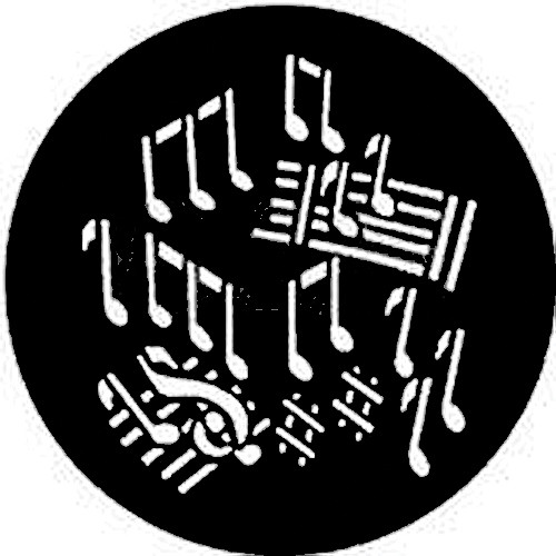 Rosco Steel Gobo #7300 - Dance