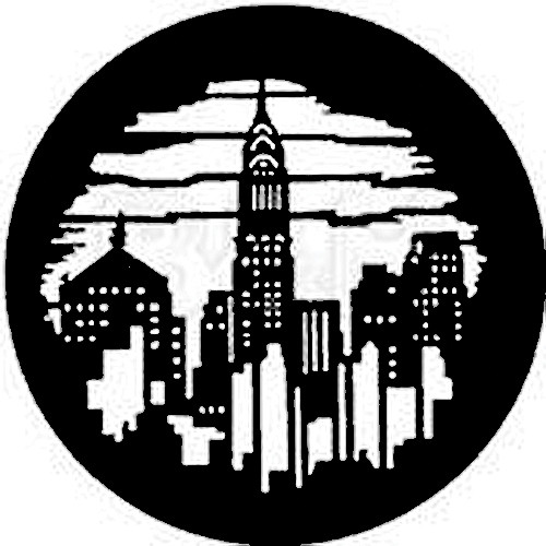 Rosco Steel Gobo #7306 - Skyline 2