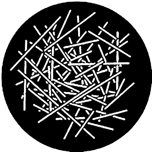 Rosco Steel Gobo #7421 - Wrectlinear - Size E