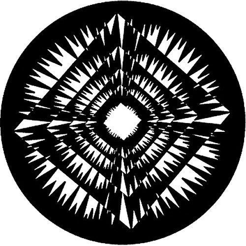 Rosco Steel Gobo #7615 - Jagged Squares - Size E
