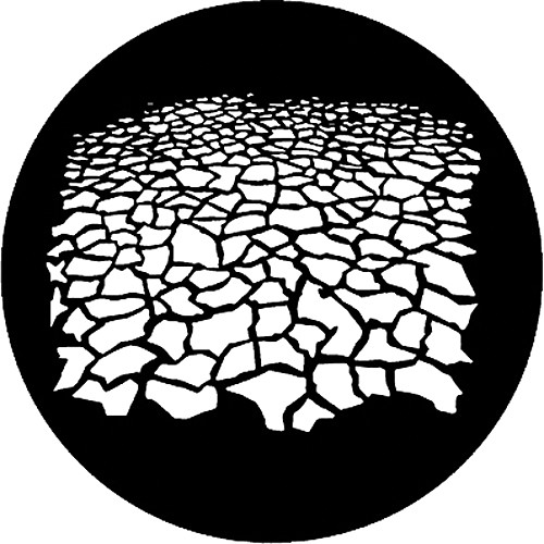 Rosco Steel Gobo #7619 - River Bed - Size E