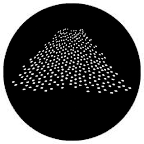 Rosco Steel Gobo #7634 - Vanishing Squares - Size E