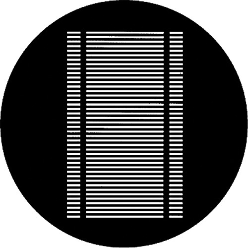 Rosco Steel Gobo #7702 - Venetian Blind - Size E