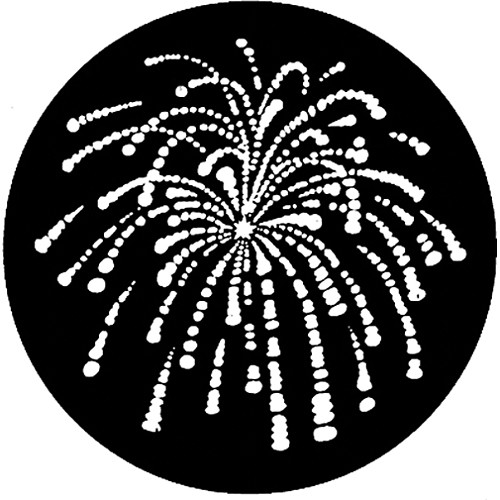 Rosco Steel Gobo #7766 - Fireworks 1 - Size E