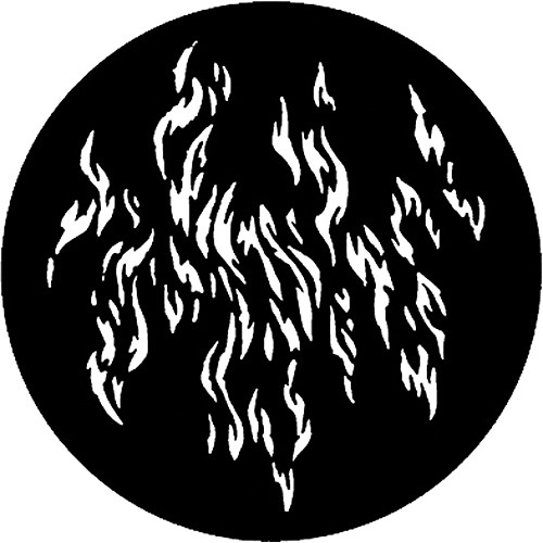 Rosco Steel Gobo #7775 - Fire/Waves - Size E