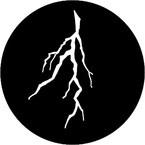 Rosco Steel Gobo #7776 - Lightning Branch - Size E