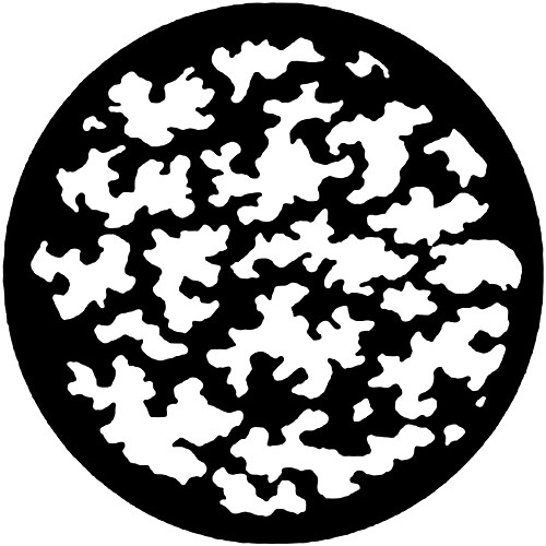 Rosco Steel Gobo #7805 - Leaf Breakup (Medium) - Size A