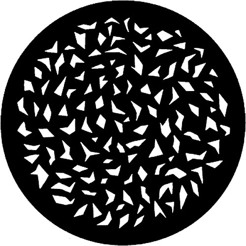 Rosco Steel Gobo #7809 - Sharp Breakup (Small) - Size E