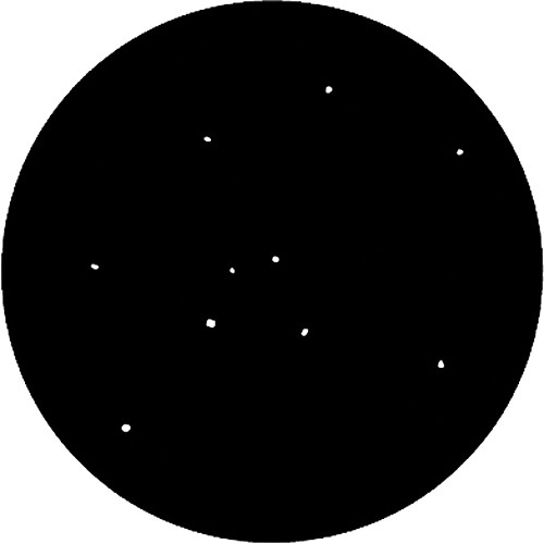 Rosco Steel Gobo #7851 - Realistic Stars - Size E