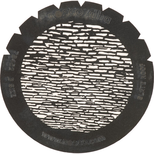 Rosco Standard Steel Gobo #78452B Slate Roof (B = Size 86mm)