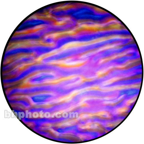 Rosco Colorwave Effects Color Glass Gobo - #33105 - Indigo Ripple (86mm = 3.4")